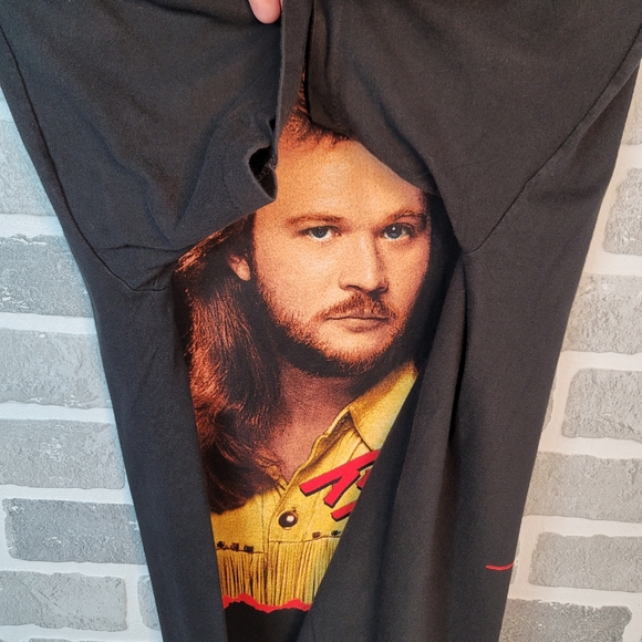 Travis Tritt 1993 Concert Tour Country Western Rap Tee Vibes T-Shirt Men's L - Picture 12 of 16